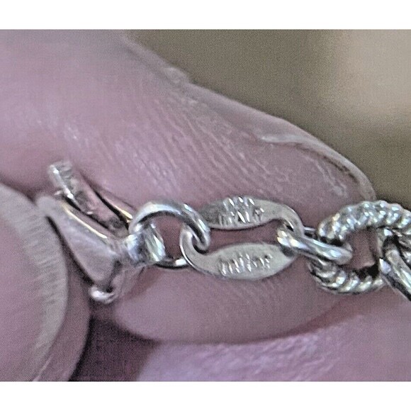 Milor Pearl and Turquoise Sea Life, Grannycore Bracelet-925 Made in Italy 7.5" - Picture 3 of 3